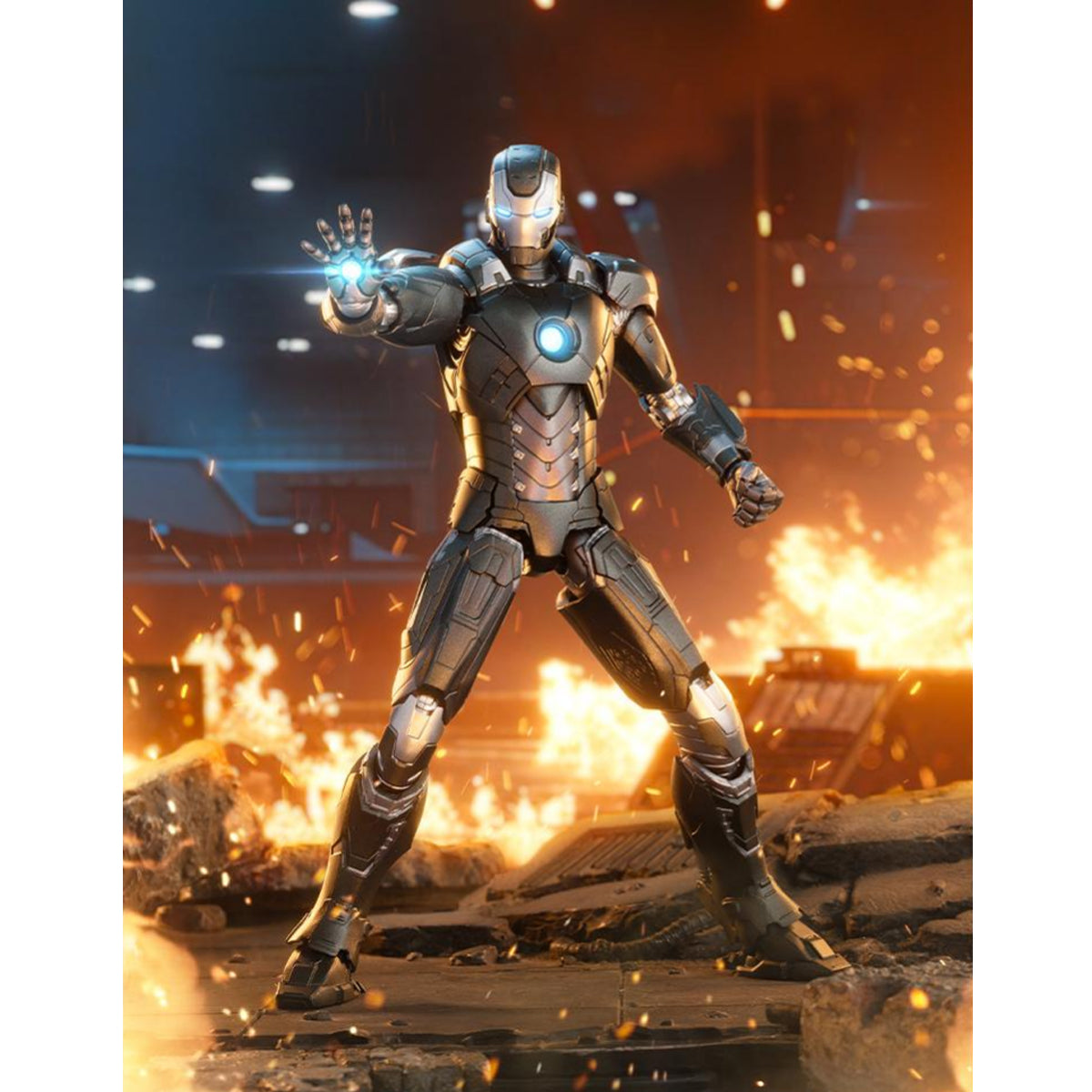 ZD Toys Iron Man MK14 1906-14 Non-Light-Up 1/10 Scale Action Figure