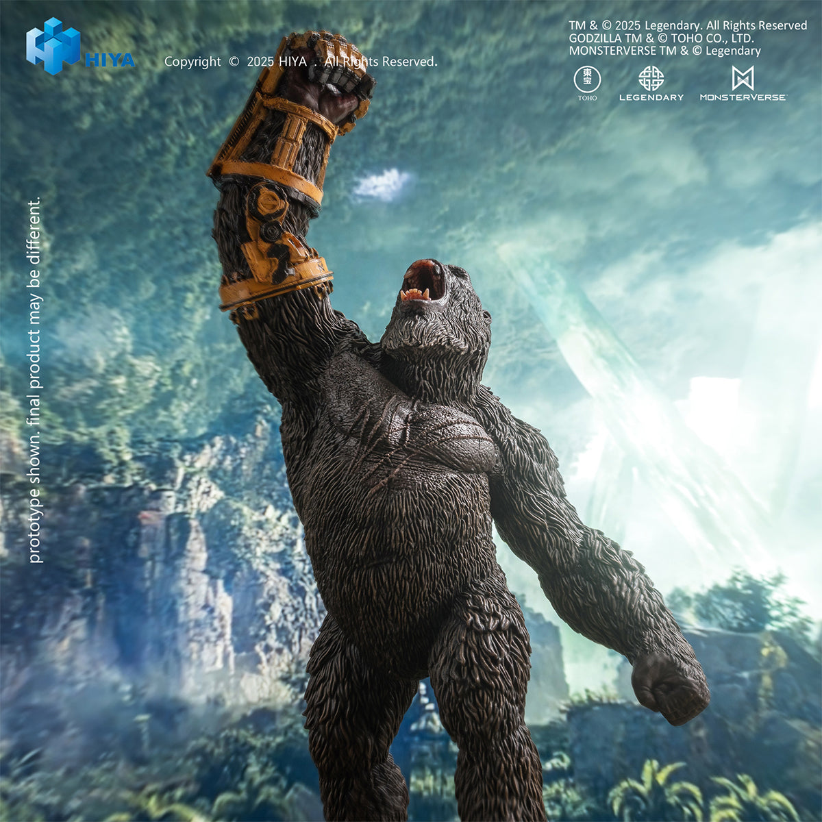 HIYA Godzilla vs Kong:The New Empire - Kong Mechanical Glove Edition Art Figurine