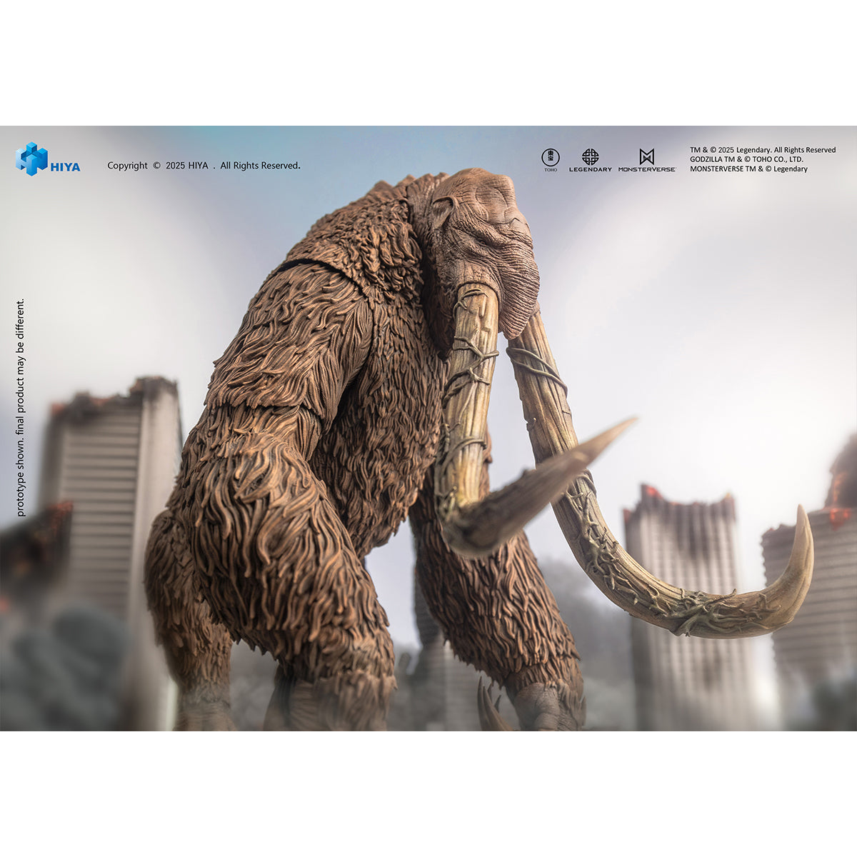 HIYA Godzilla: King of the Monsters: Behemoth EBG0184 Pre-Painted Articulated Figure Monster Action Figure