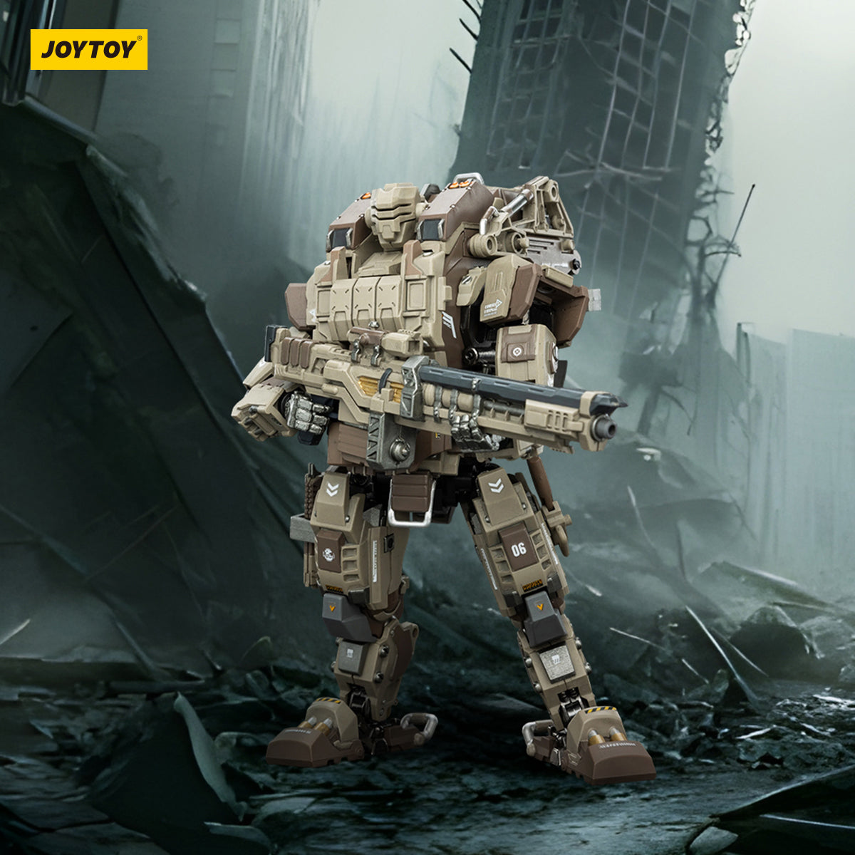 JOYTOY Dark Source APOC Series Storm Lucis Fire Support Type Mech & UNSC Mirage Squad 1/25 Scale Action Figure