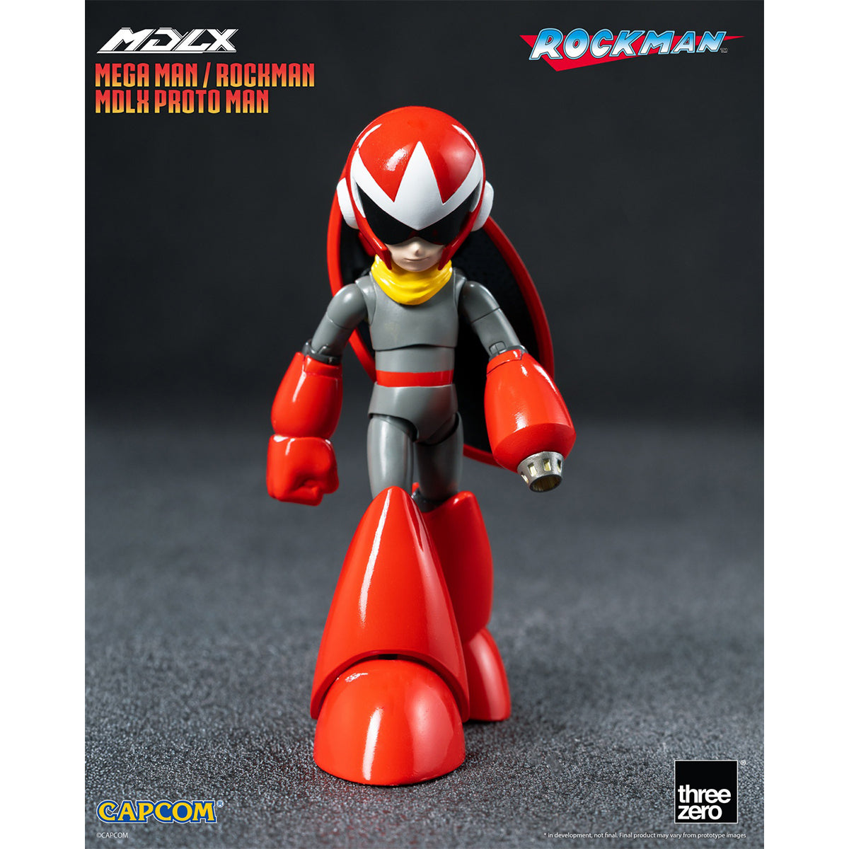 Threezero Rockman / Mega Man MDLX Proto Man 3Z09890A0 Action Figure