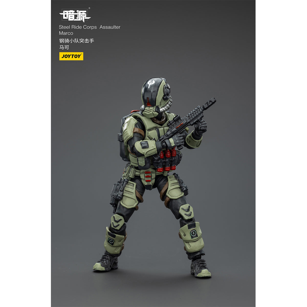 JOYTOY Steel Ride Corps Assaulter Marco/Rhett/Karl/Volok/Stephen 1/25 Scale Action Figure