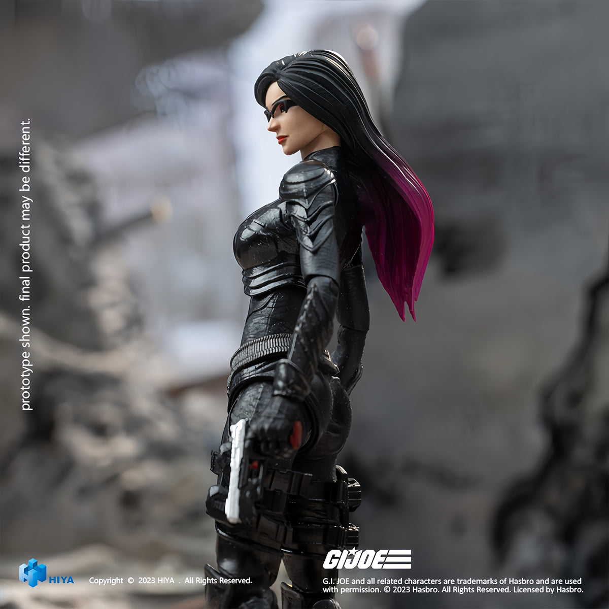 HIYA : Superbe figurine féminine Mini GI Joe Baroness