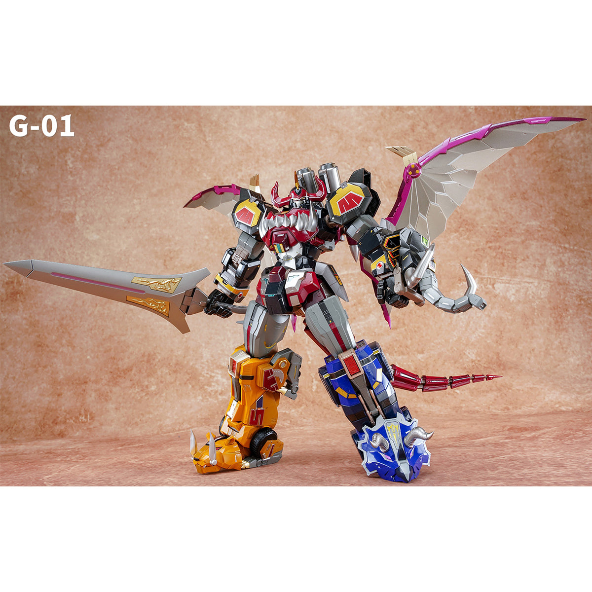 Beasts King Model Transformable Dino Megazord Action Figure