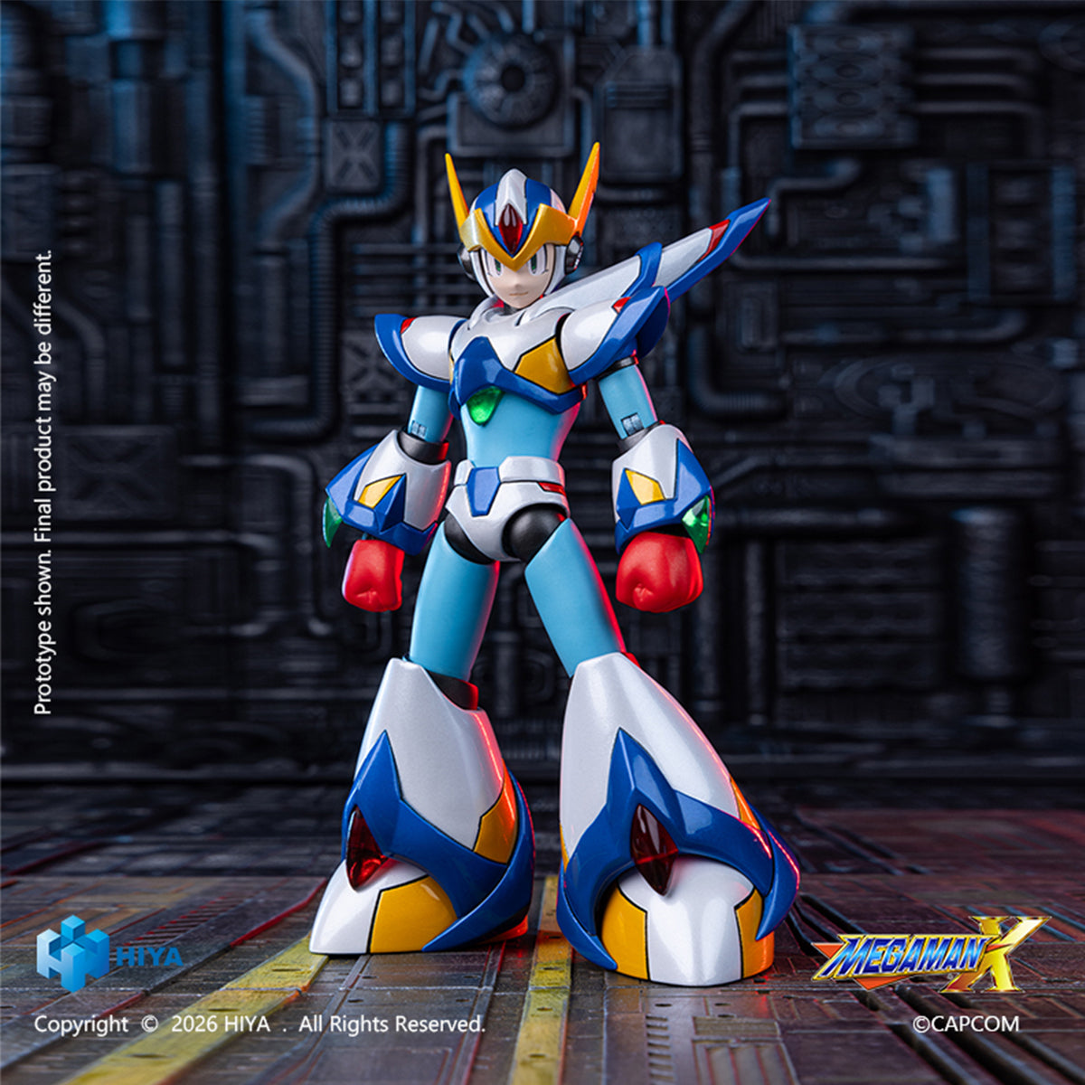 HIYA EXQUISITE BASIC Series Mega Man X Exquisite Basic X (Falcon Armor Ver.) EBM0384 1/6 Scale Action Figure