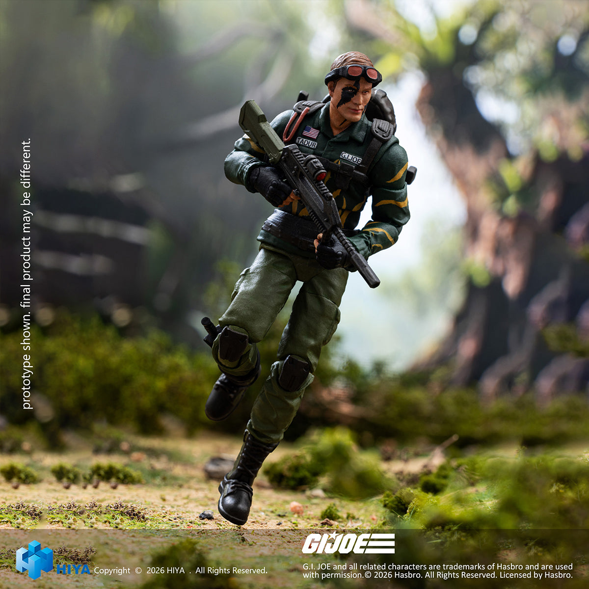 HIYA EXQUISITE MINI Series G.I. Joe Dusty (EMG0465 Tiger Force Version) 1/18 Scale Action Figure Set