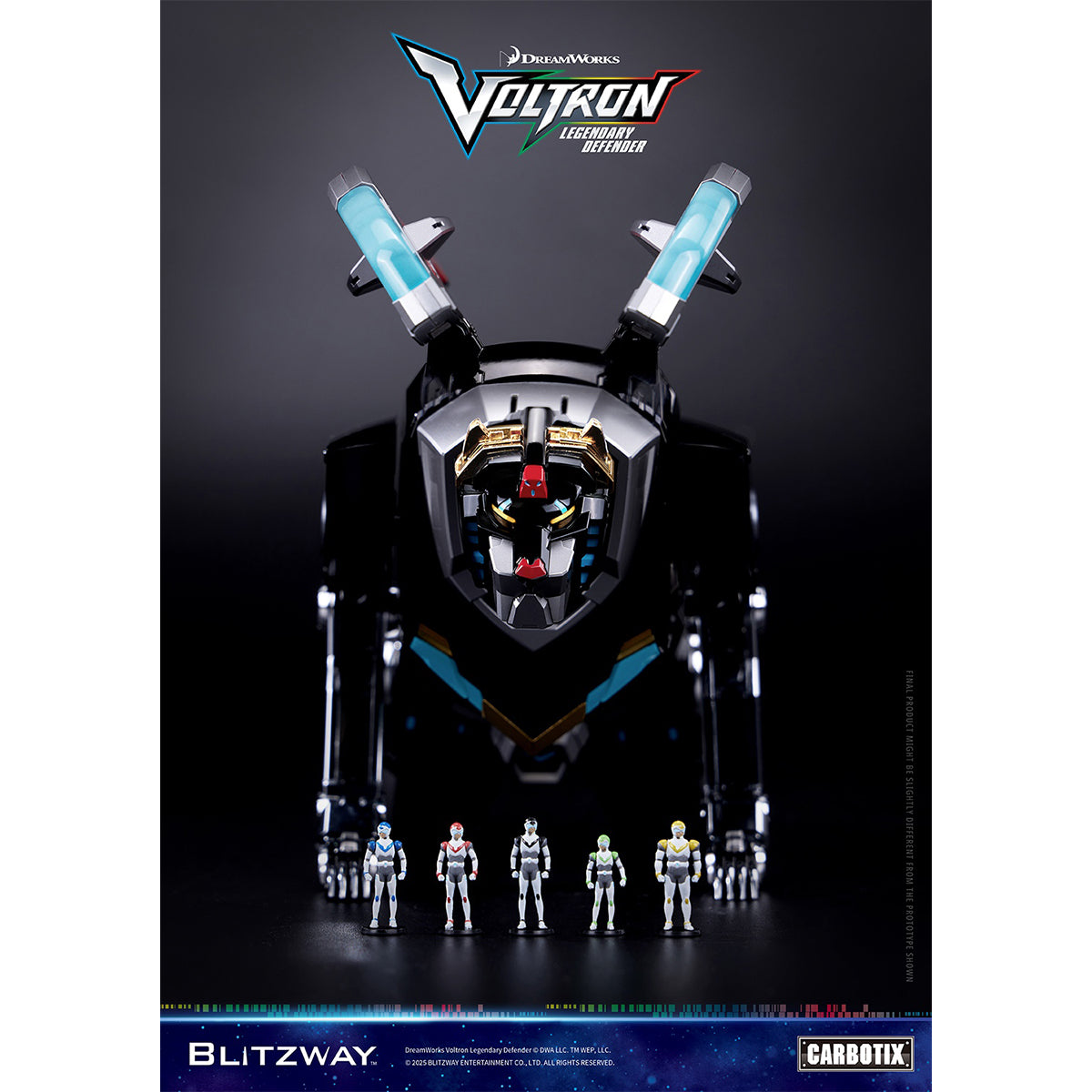 Blitzway CARBOTIX Series Voltron: Legendary Defender Special Limited Edition Action Figure