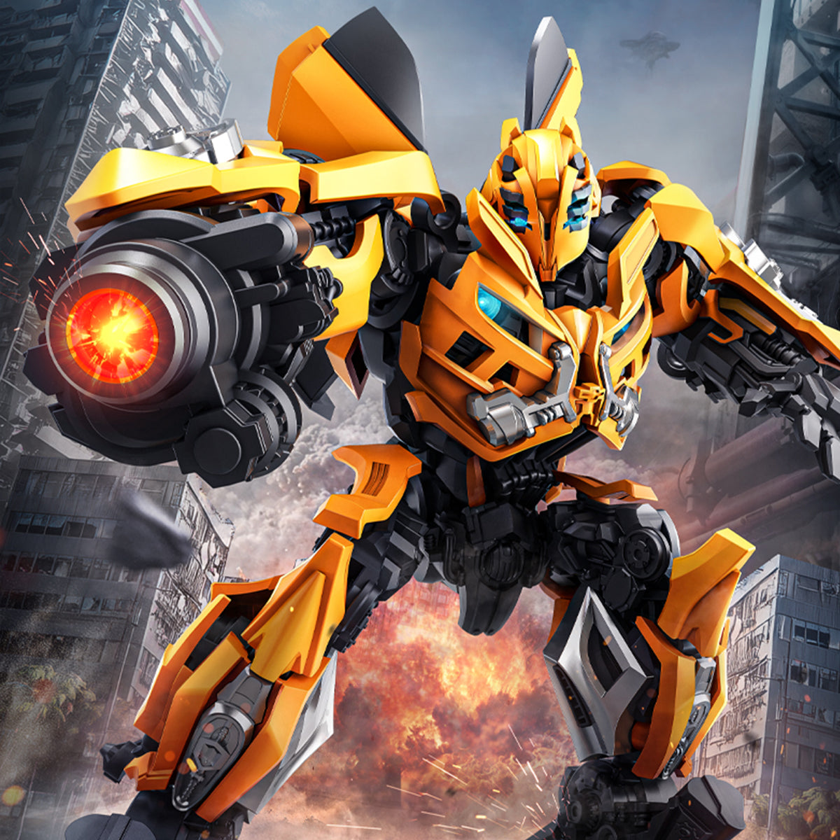 Blokees Transformers 3 Champion Class Bumblebee 71423 Megatron 71422 Assembly Model Kits