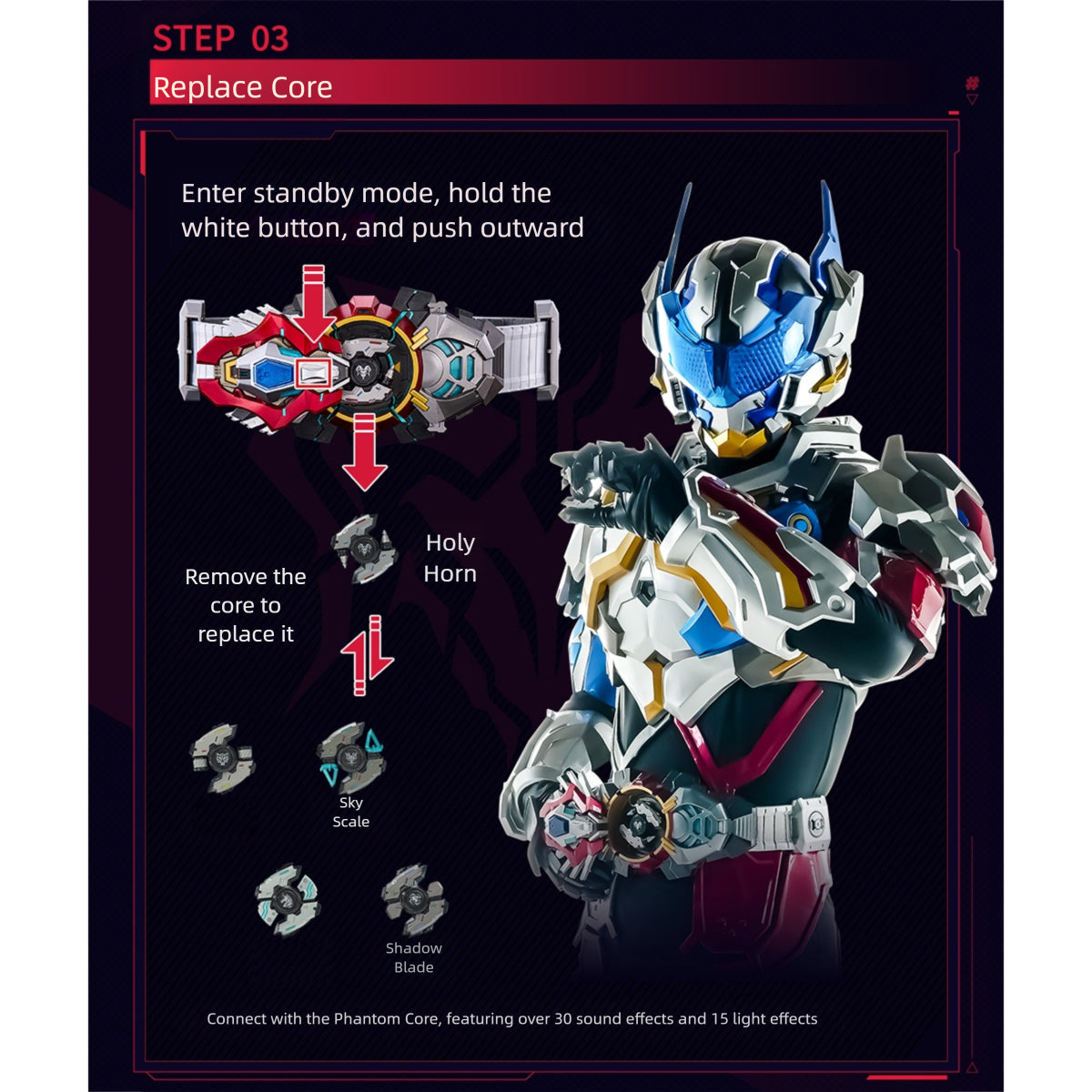 Nuclear Gold Reconstruction DMJ20251017 XTREME VANGUARD God Connector Baatar Belt 1/1 Scale Replica