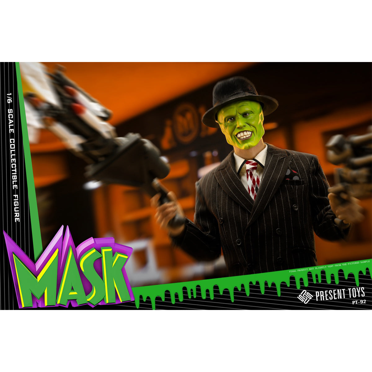 PRESENT TOYS Masked Man in Black Action Figures