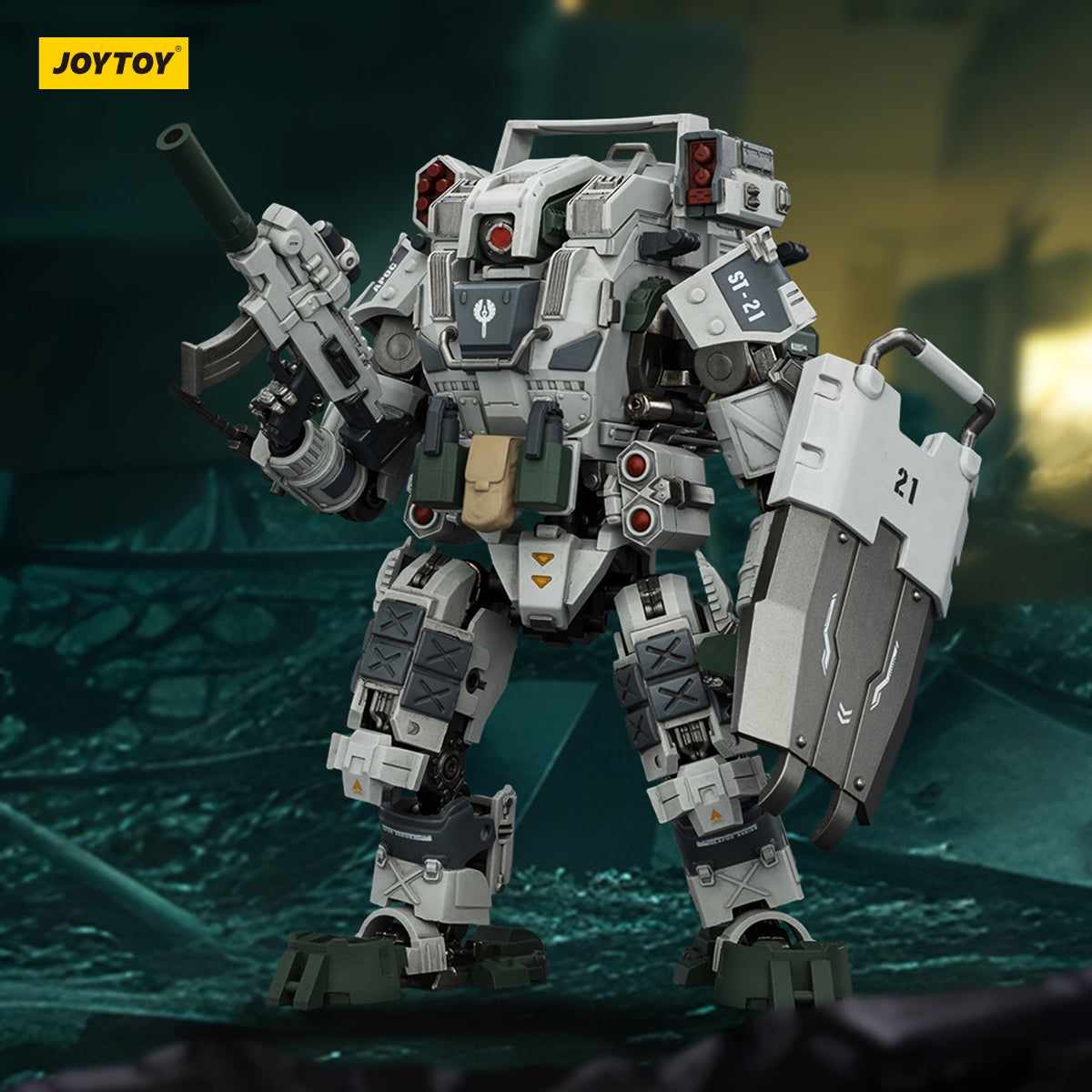 JOYTOY APOC Series DragonFang Assault Mech & Hummer Standard Combat Mech & Mystic Armor Heavy Assault Mech & Razor Stealth/Night Ops Mech & Thor Fire Strike Mech 1/25 Scale Action Figure