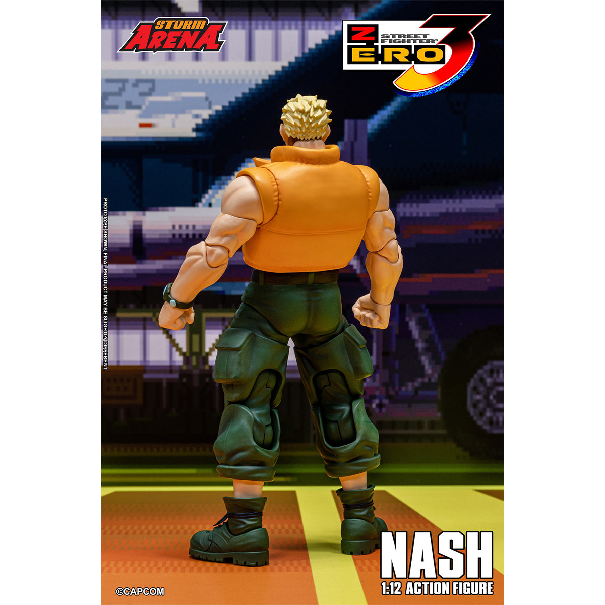 Storm Collectibles Street Fighter 3 Zero: NASH 1/12 Scale Action Figure