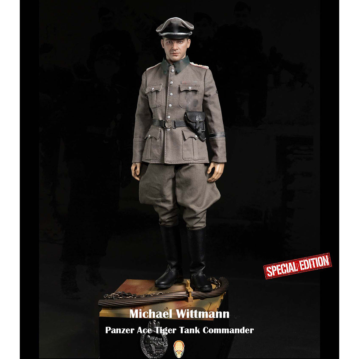 LPMW Facepool Figure Discover History Series Panzer Ace Tiger Tank Commander Wittmann Special Edition Action Figures
