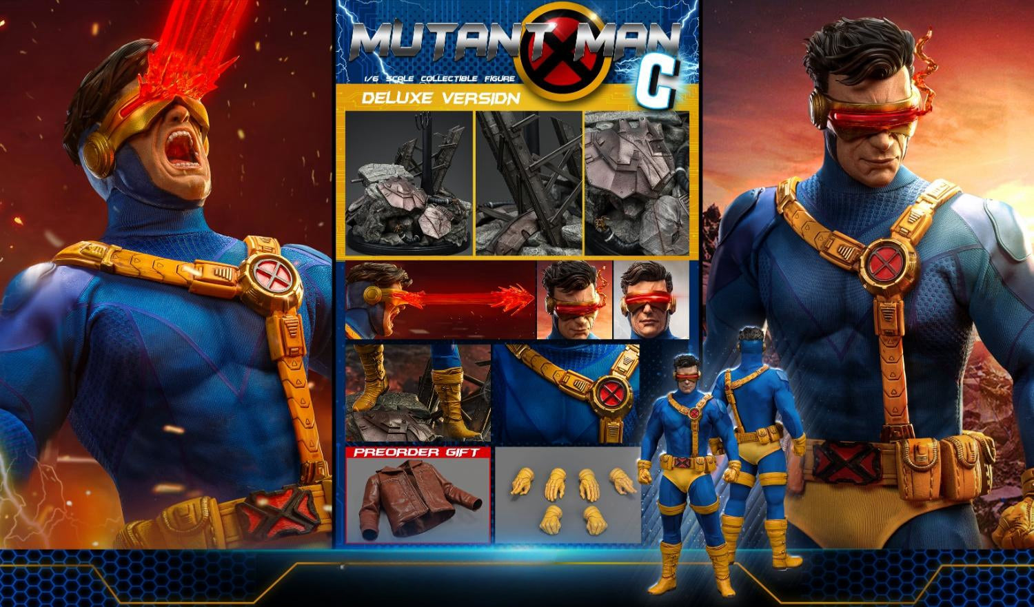 PRESENT TOYS MUTANT MAN C PT-sp71 Deluxe Edition 1/6 Scale Action Figure