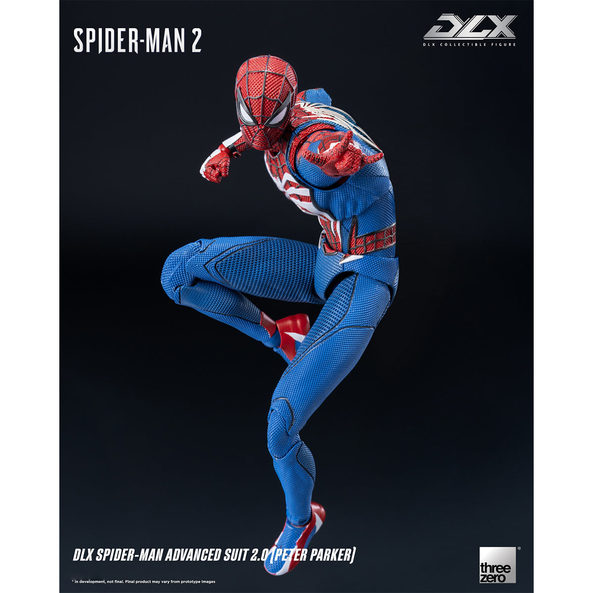 Threezero Spider-Man 2 DLX DLX Spider-Man Advanced Suit 2.0 (Peter Parker) Action Figure