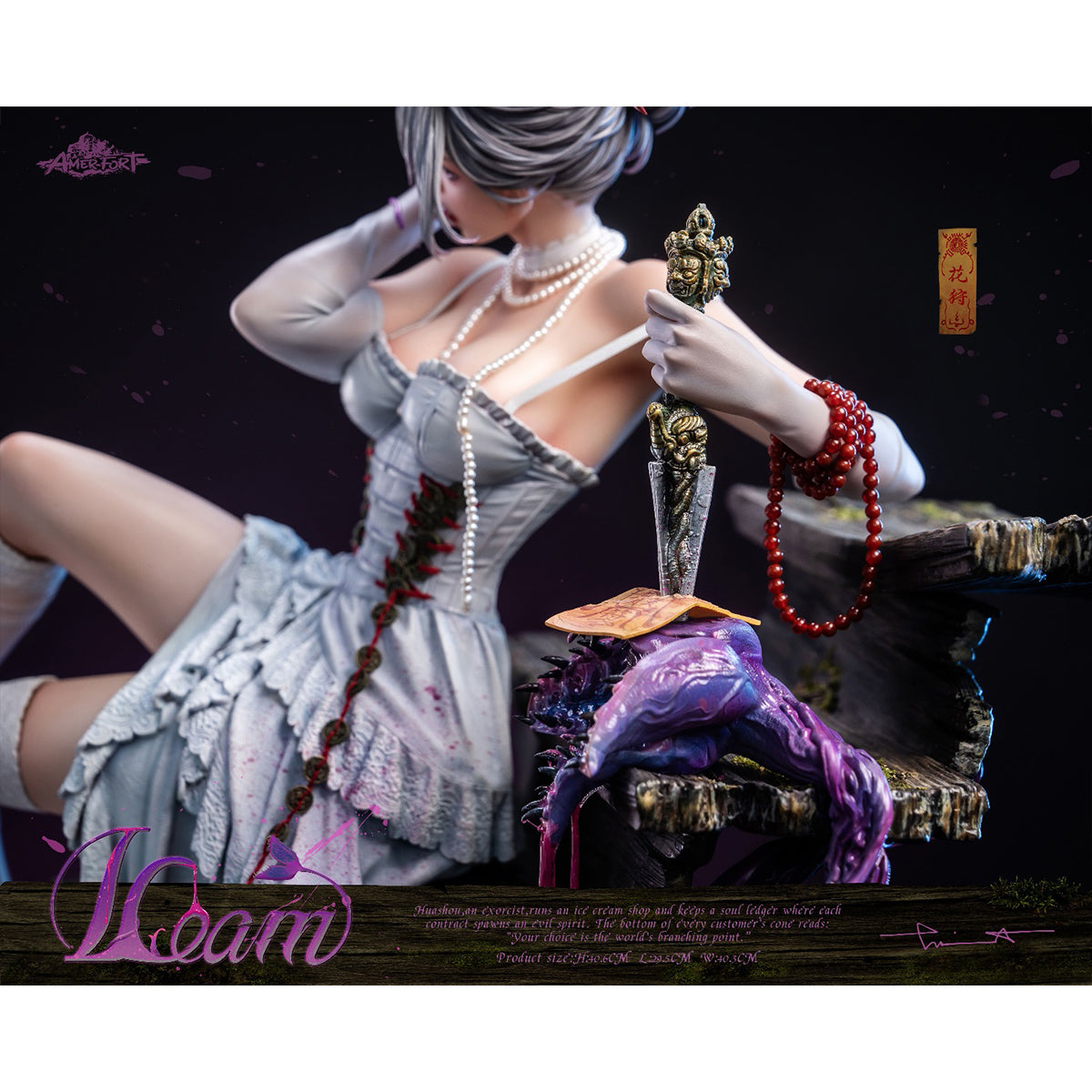 PIJI & LouLL Aroll, Hua Shou, 1/4 Scale Art Figurine