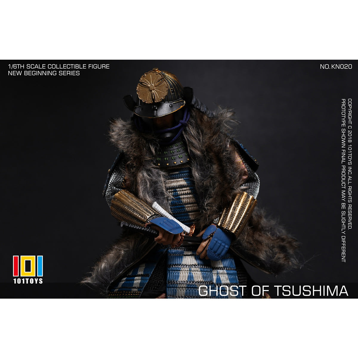 101TOYS KN023 GHOST OF TSUSHIMA Samurai 1/6 Scale New Beginner Series Action Figure