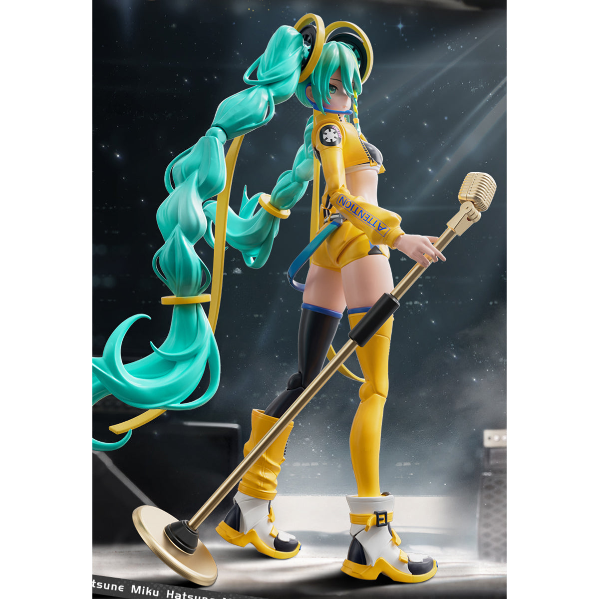 BLOKEES Miracle Edition Hatsune Miku Dynamic Sound Glow Ver. Pre-assembled Model Kit