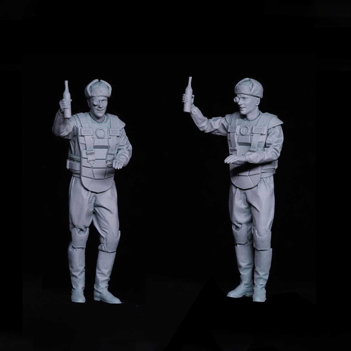 BORDER BC-005 Soviet Magnetic Storm Tank Gesla Gank/BC-004 Kirov Airship/BC-003 Soviet Apocalypse Tank Ver2.0/BC-002 Grizzly Battle Tank/BA-002 Hell Knight Syl Model Kit