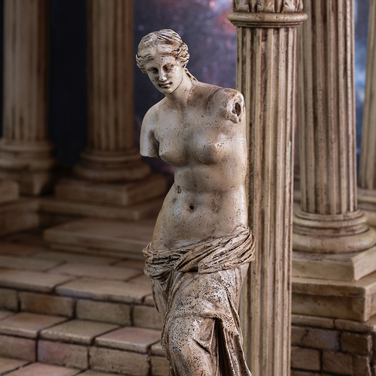 MMMTOYS Ancient Ruins Diorama Scene Base Fit 1/12 Scale 6-inches Action Figure