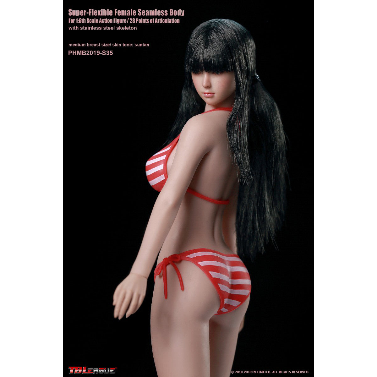 TBLeague Female Seamless Young Girl Type Medium Bust 1/6 Scale Action Figure Body