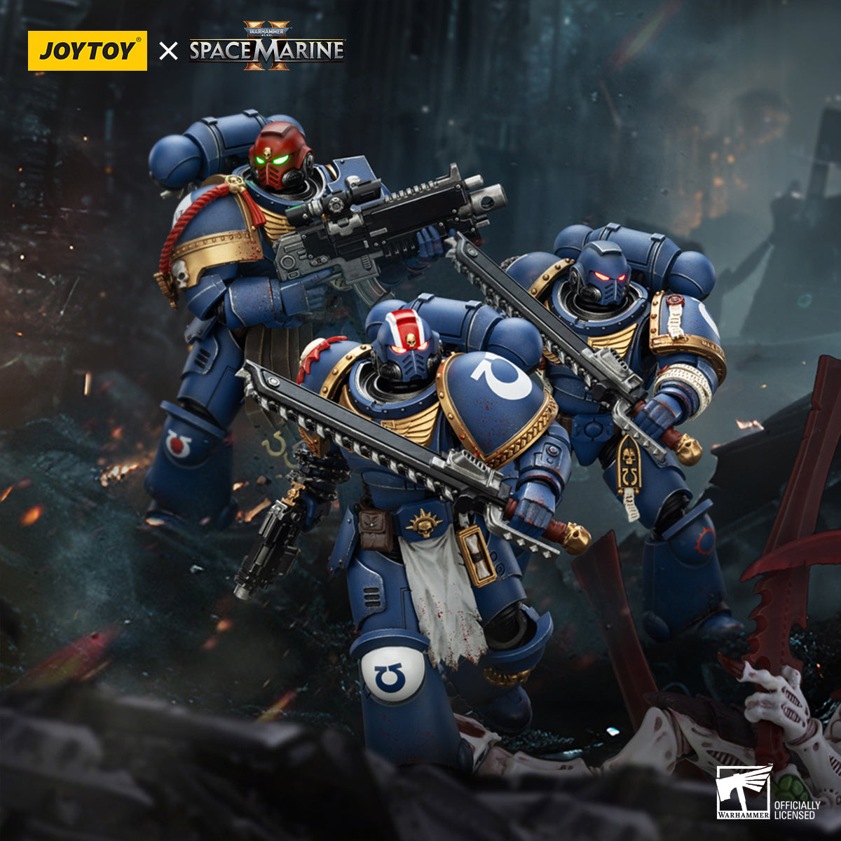 (Only Shipped to the US) JOYTOY Warhammer 40,000 Ultramarines Sergeant Gadriel-Collectors Edition 1/18 Action Figure