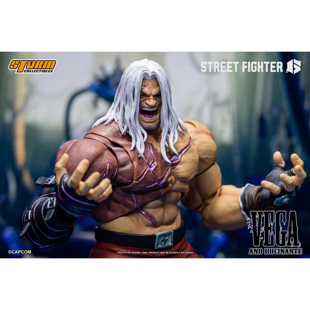 Storm Collectibles CPSF32 Street Fighter 6 M. Bison & Rocinante 1/12 Scale Action Figure