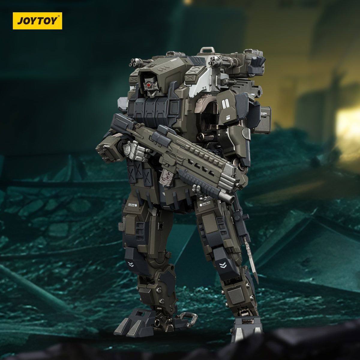 JOYTOY APOC Series DragonFang Assault Mech & Hummer Standard Combat Mech & Mystic Armor Heavy Assault Mech & Razor Stealth/Night Ops Mech & Thor Fire Strike Mech 1/25 Scale Action Figure