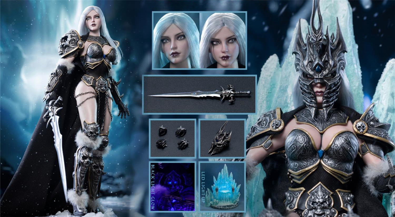 Longshan Heavy Industry LS2024-01A The Witchking Scourge Legion Seamless & Movable Eye Design Deluxe Edition 1/6 Scale Action Figurine