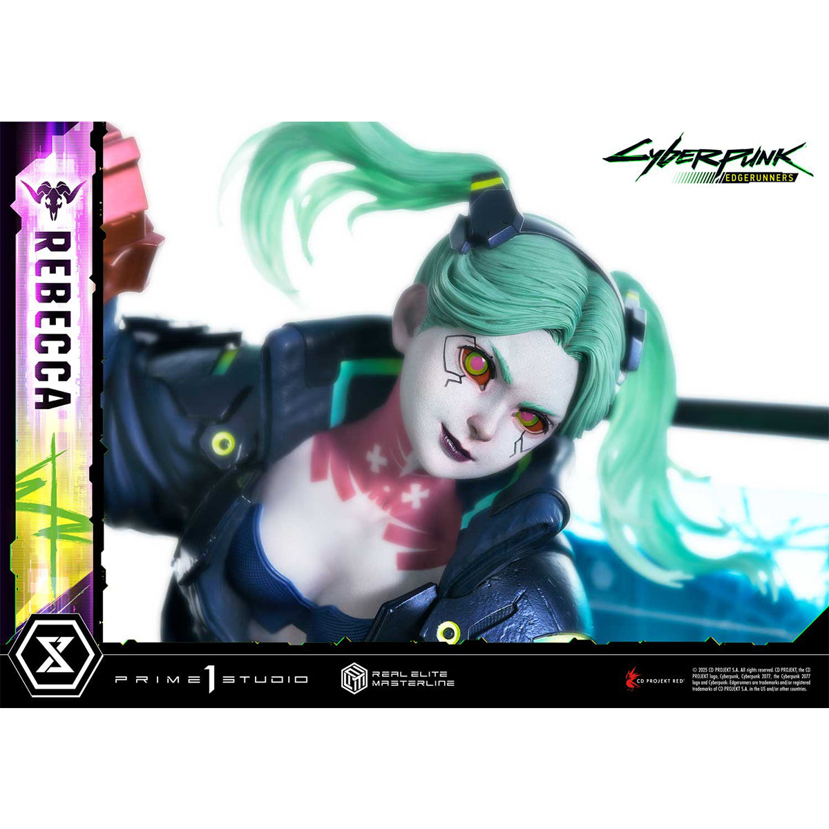Prime 1 Statue, Cyberpunk Edgerunners Rebecca, 1/4 Art Anime Statue