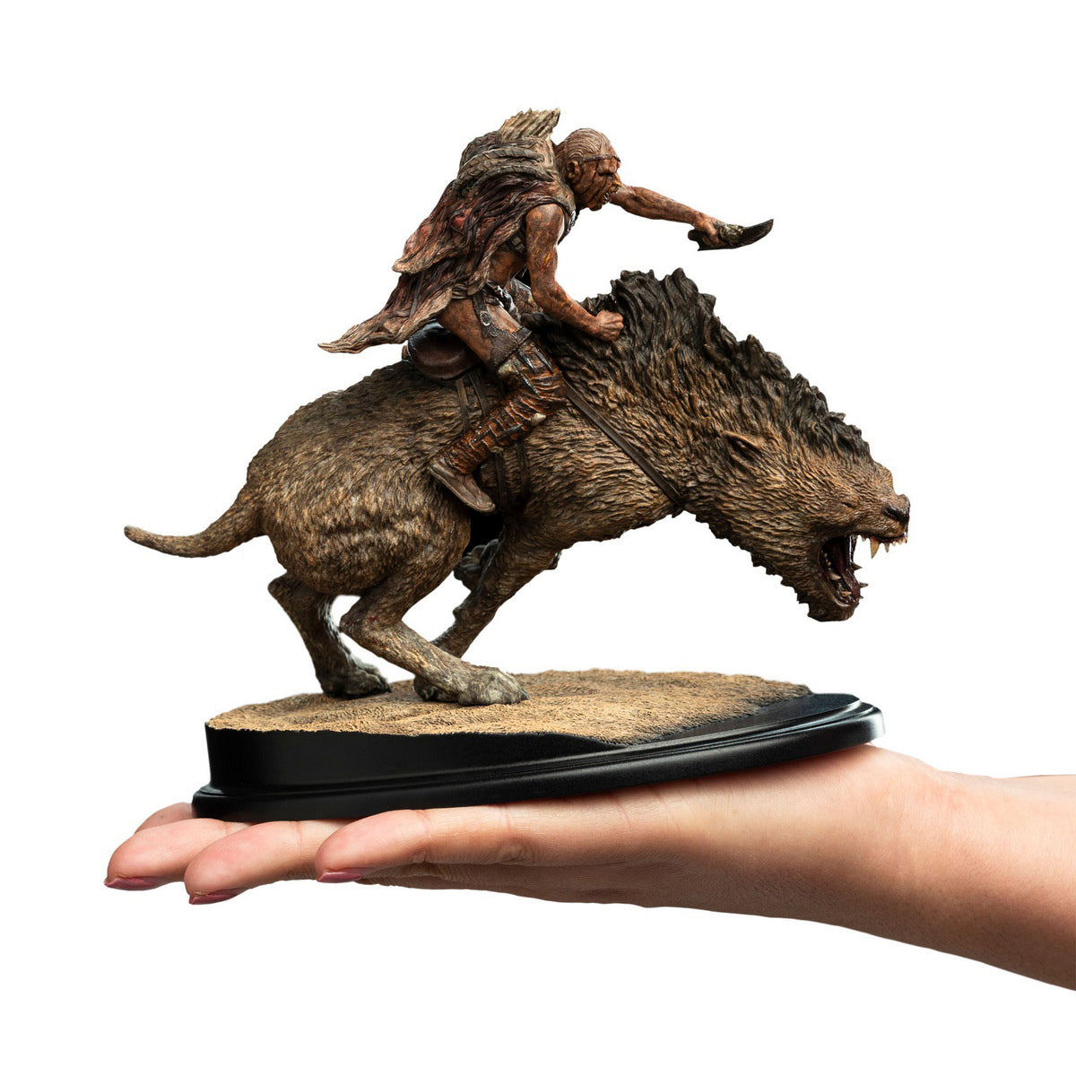 WETA Workshop 86-01-04752 The Lord of the Rings Trilogy Sharku on Warg Art Figurine