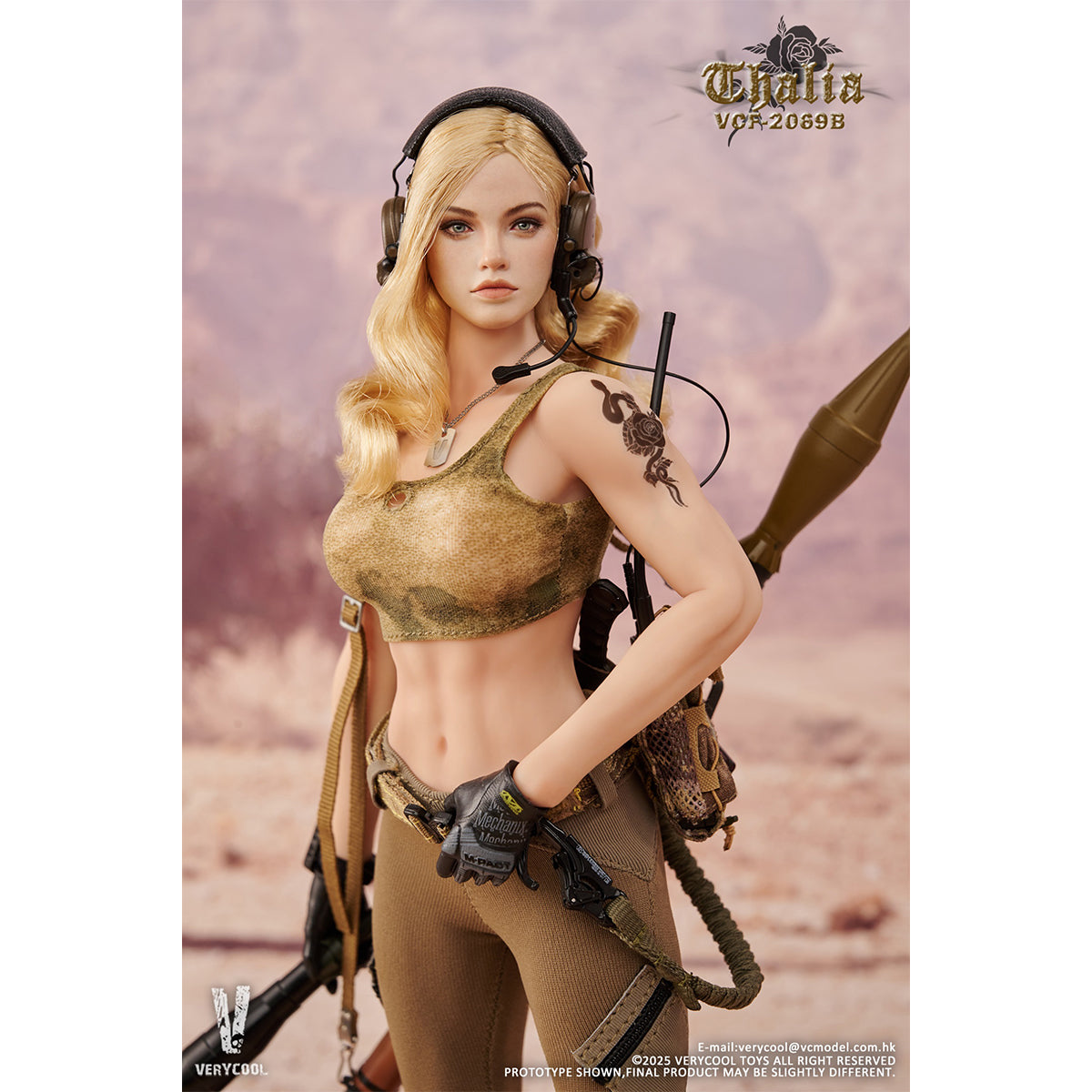 VERYCOOL Desert Female Soldier - Thalia 1/6 Scale Action Figure