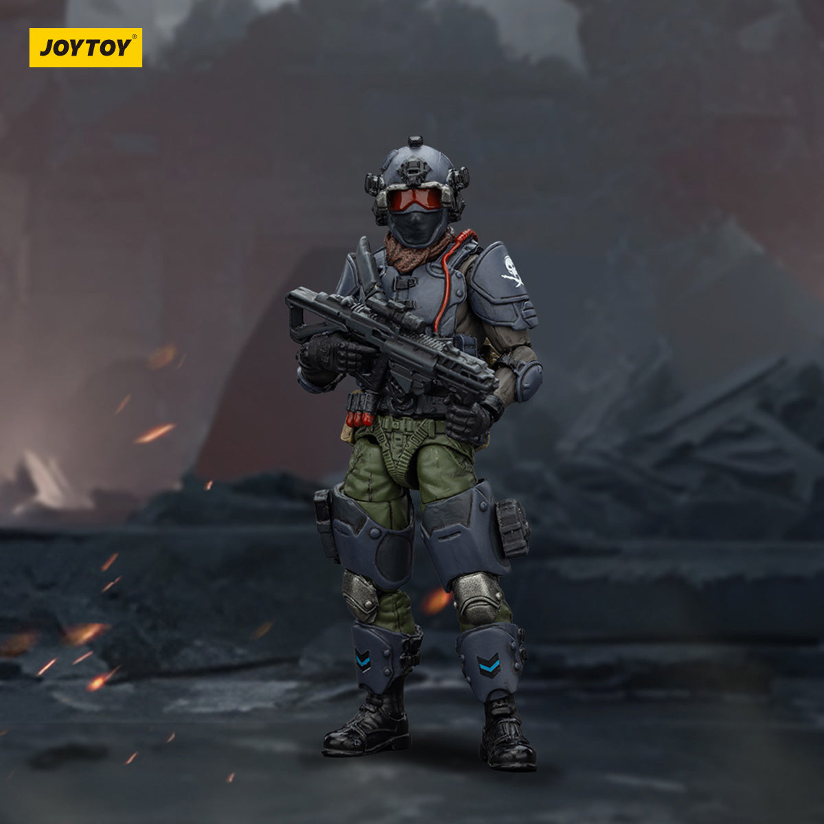 (Only Shipped to the US) JOYTOY Stellar Scar Assault Team Ghostmanganese JT01918 1/18 Scale Action Figure