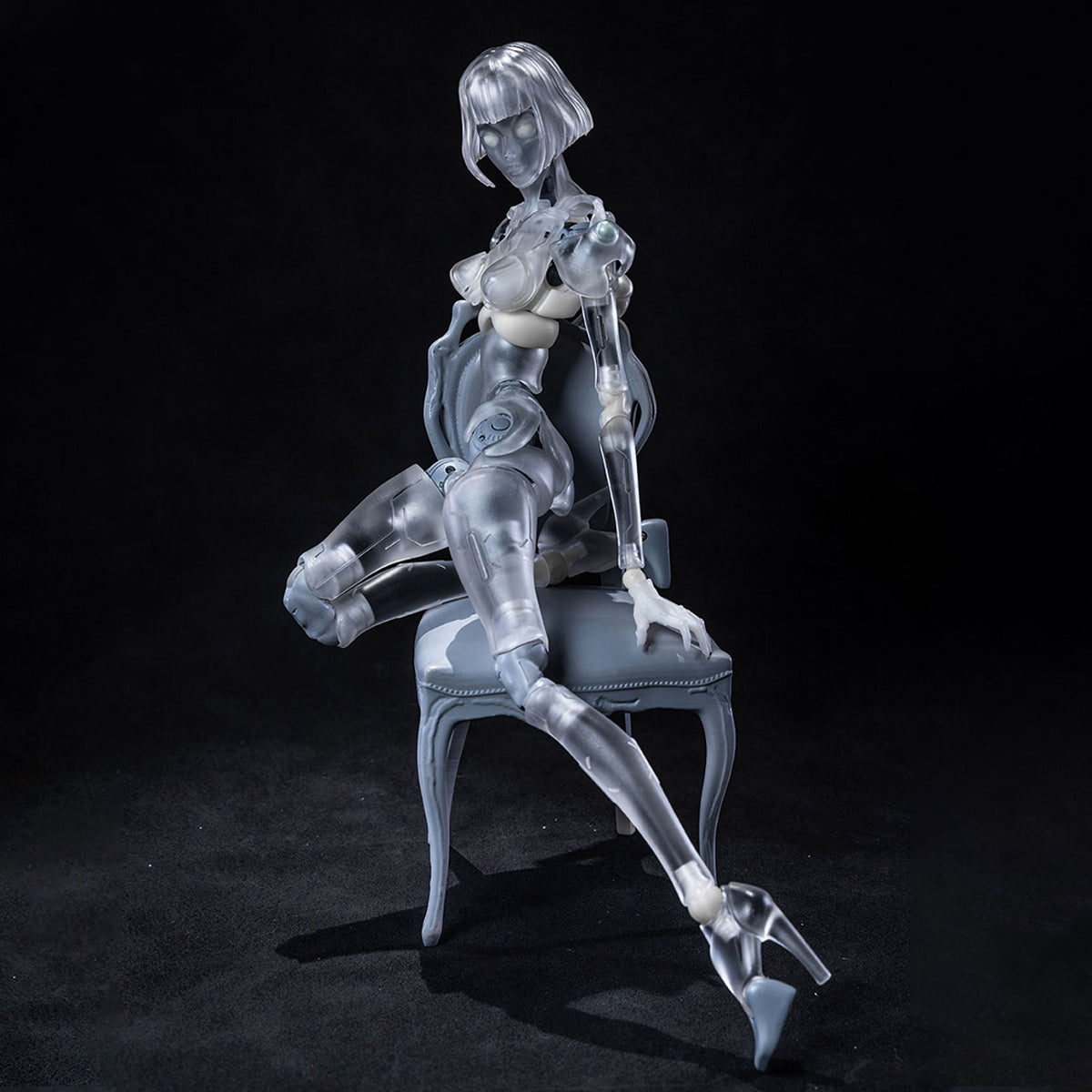 GUKE Workshop AI Agent-Femella C1 Figuras de acción de edición transparente