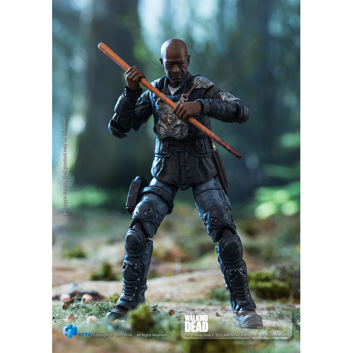 HIYA The Walking Dead Morgan EXQUISITE MINI Series 1/18 Scale Action Figure