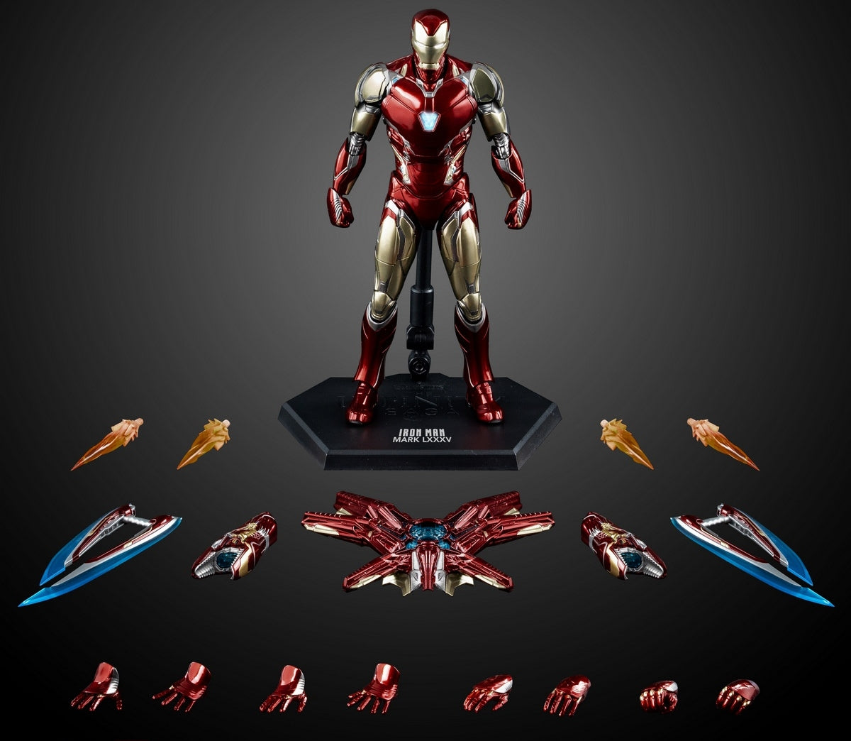 Threezero, DXL Iron Man Mark 85, Action Figures