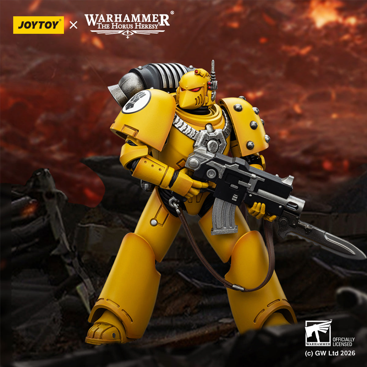 JOYTOY Warhammer 40,000 Thousand Sons & Space Wolves & Sons of Horus & Alpha Legion & Blood Angels & Imperial Fist & Ultramarines MKVI Tactical Legionary 1/18 Scale Action Figure