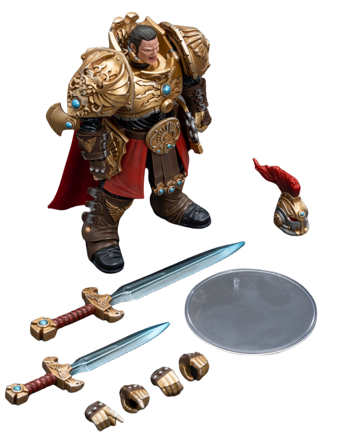 JoyToy Warhammer 40K Figurine à collectionner : Adeptus Custodes Blade Champion Figurines à l'échelle 1:18 JT8124