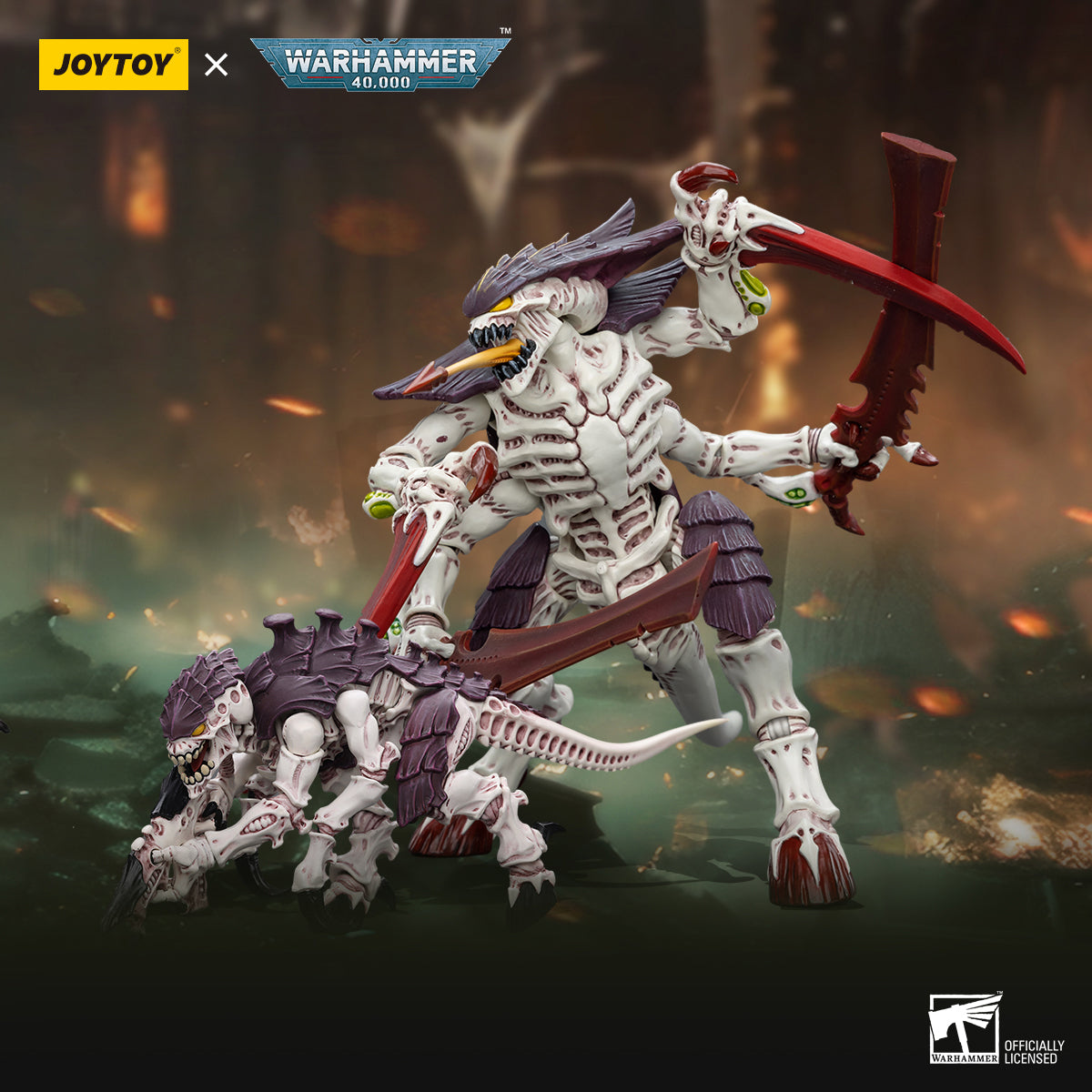 JOYTOY Tyranids Hive Fleet Leviathan Termagant with Fleshborer Action Figures