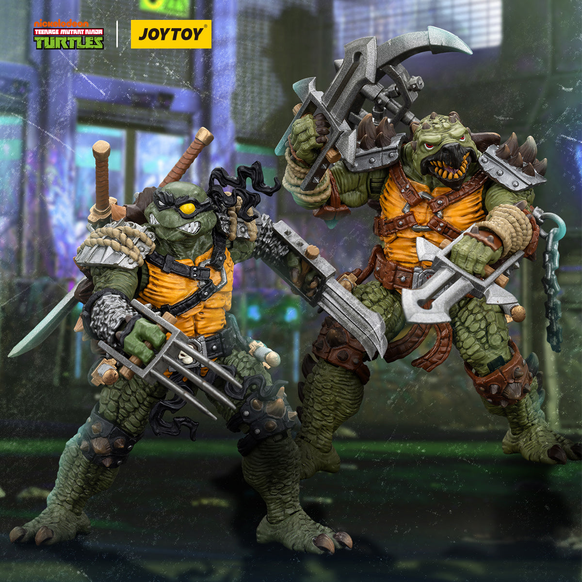 JOYTOY 1/18 TMNT-Slash Action Figure