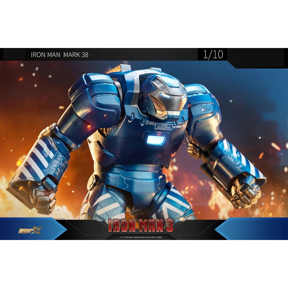 ZD Toys 1/10 Iron Man MK40 & Iron Man MK38 Igor Action Figures