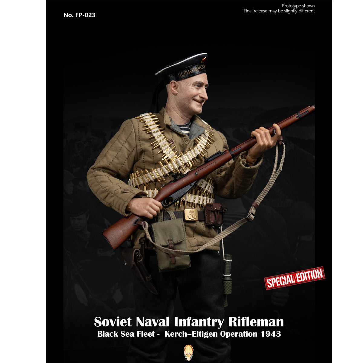 Facepoolfigure Soviet Naval ifantry Rifleman Black Sea Fleet 1/6 Scale Action Figure