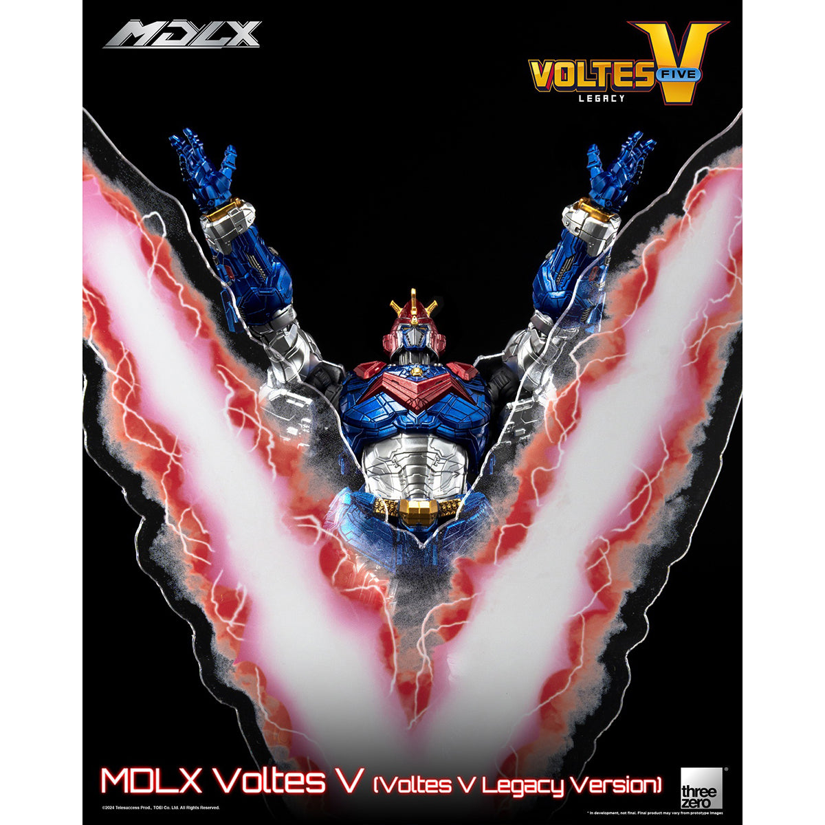 Threezero MDLX Voltes V Legacy Version 3Z06660A0 Action Figure