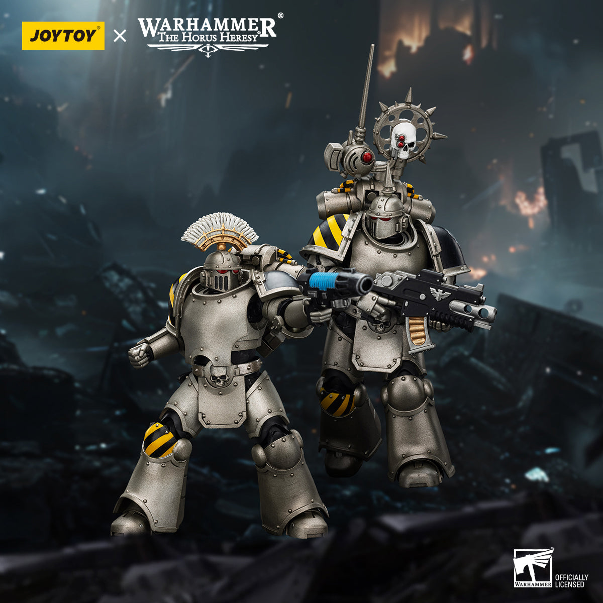 (Only Shipped to the US) JOYTOY Warhammer The Horus Heresy 1/18 lron Warriors MKlll Tactical Sergeant JT01451 Action Figures