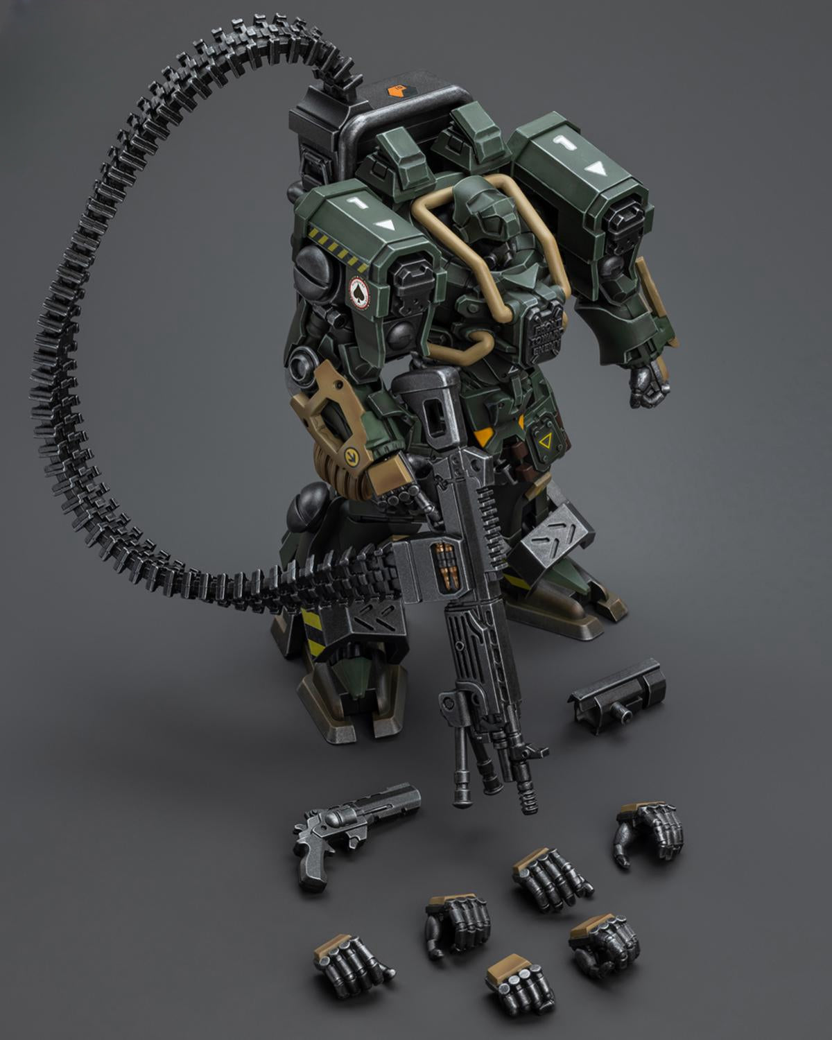 Figurine de collection JoyToy Infinity : Ariadna Blackjacks, 10e Bataillon des Rangers Lourds AP HMG, échelle 1:18, figurines d'action JT9756