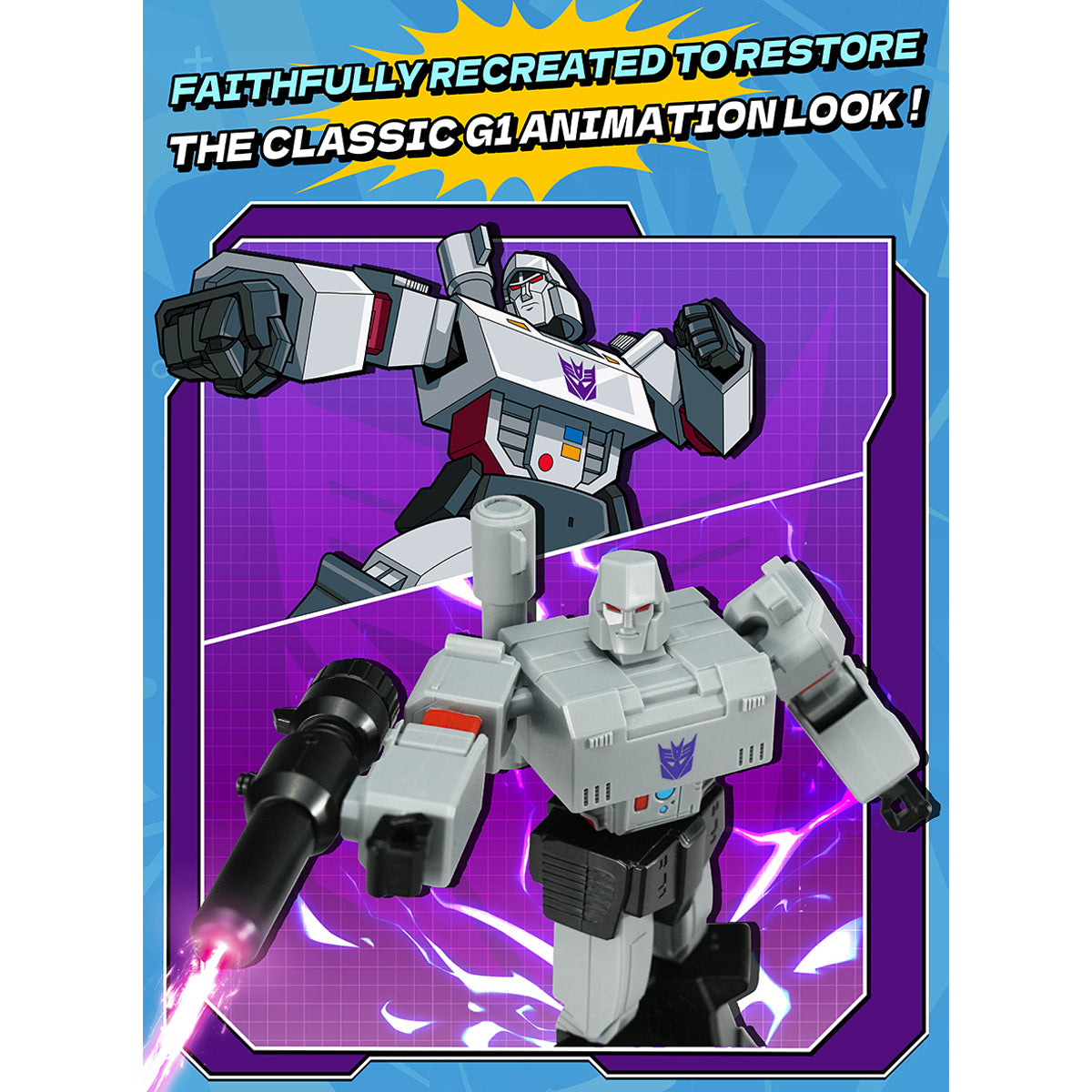 Yolopark Transformers G1 Animation BMK Optimus Prime Megatron Bumblebee Starscream Set Model Kit