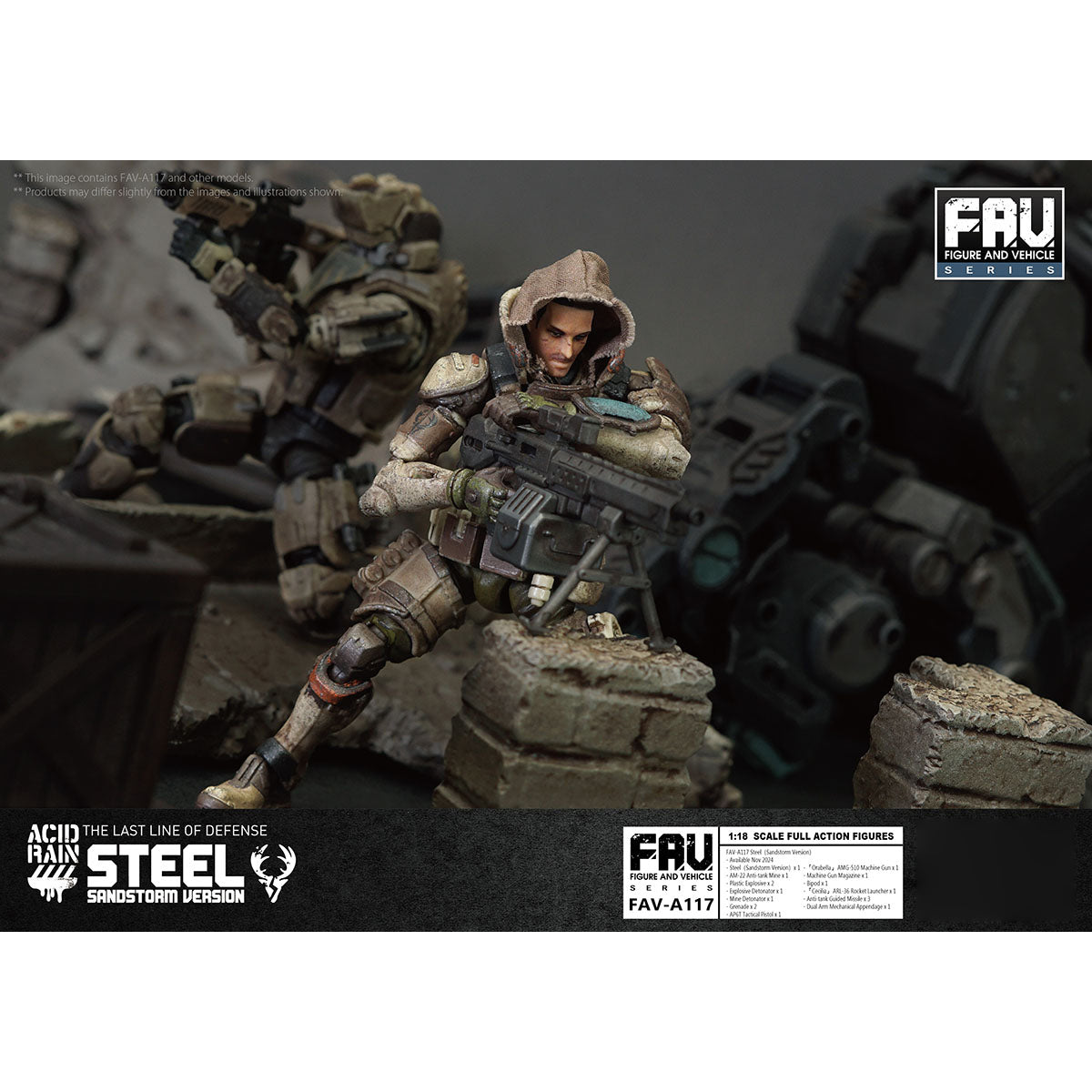 TOY ALLIANCE Acid Rain World Steel(Sandstorm Version) Action Figure