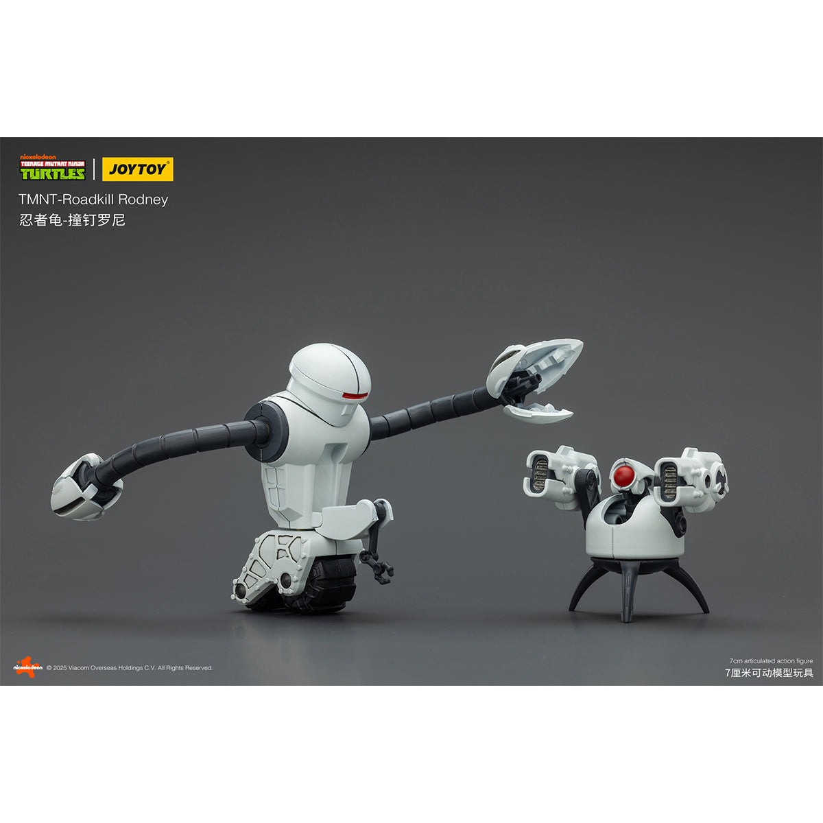 JOYTOY TMNT-Roadkill Rodney TMNT-Turtle Van 1/18 Scale Fit TMNT Series Action Figure