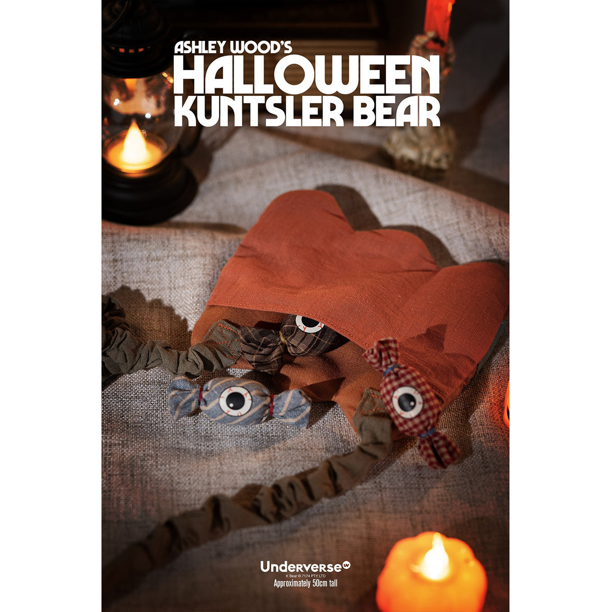 Underverse Halloween Kuntsler Bear Height 53cm Art Figurine