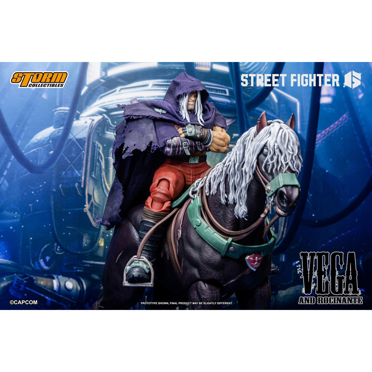 Storm Collectibles CPSF32 Street Fighter 6 M. Bison & Rocinante 1/12 Scale Action Figure